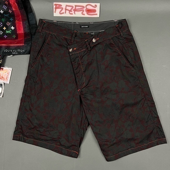 R13 Shorts Liberty of London Asymmetrical Button Fly Floral Tree Print Pants 🌳